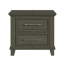 Canterbury 2-Drawer Nightstand with USB - Michael's Discount Furniture