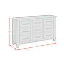 Canterbury 9-Drawer Dresser - Michael's Discount Furniture