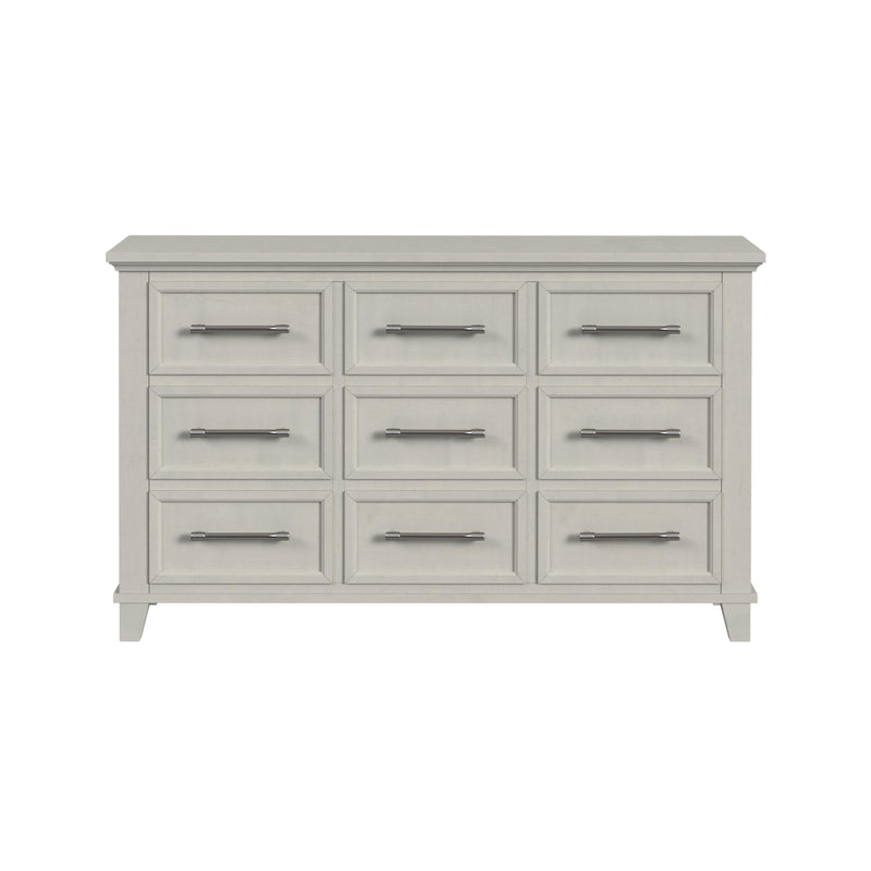 grey 9 drawer dresser Evangeline 9-drawer Dresser with Mirror Silver Oak – Furniture World (Las  Vegas)