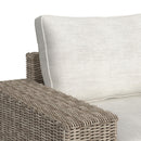 Carmona 6PC Conversion Set in Natural and Olefin Beige with Ottoman - Michael's Discount Furniture