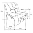 Camila Glider Recliner - Michael's Discount Furniture