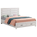 Brantford Panel Platform Storage Bed - Michael's Discount Furniture