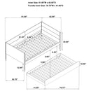 Calinda Daybed with Trundle - Michael's Discount Furniture