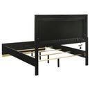 Caraway Panel Bed with LED Lighting - Michael's Discount Furniture