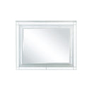 Gunnison Dresser Mirror with LED Lighting Silver Metallic - Michael's Discount Furniture