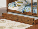 Oakdale Storage Trundle Rustic Honey - Michael's Discount Furniture