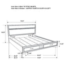 Miranda Panel Platform Storage Bed - Michael's Discount Furniture