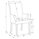 Herran Dining Arm Chair - Michael's Discount Furniture