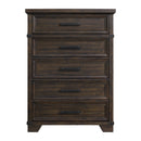 Colorado City 5-Drawer Chest in Charcoal - Michael's Discount Furniture