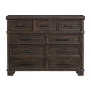 Colorado City 9-Drawer Dresser in Charcoal - Michael's Discount Furniture