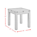 Colorado Occasional End Table w/USB/Power Charcoal - Michael's Discount Furniture