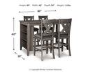 Caitbrook Counter Height Dining Package - Michael's Discount Furniture