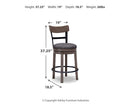 Caitbrook Counter Height Bar Stool - Michael's Discount Furniture