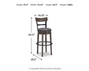 Caitbrook Bar Height Bar Stool - Michael's Discount Furniture