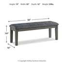 Hallanden 50" Dining Bench - Michael's Discount Furniture