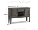 Hallanden Dining Server - Michael's Discount Furniture