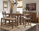 Moriville Counter Height Dining Set - Michael's Discount Furniture