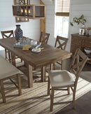 Moriville Counter Height Dining Set - Michael's Discount Furniture
