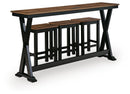 Wildenauer Counter Height Dining Table and 3 Barstools Set - Michael's Discount Furniture