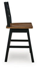 Wildenauer Counter Height Swivel Barstool - Michael's Discount Furniture