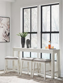 Robbinsdale Counter Height Dining Table and 3 Barstools Set - Michael's Discount Furniture