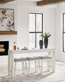 Robbinsdale Counter Height Dining Table and 3 Barstools Set - Michael's Discount Furniture