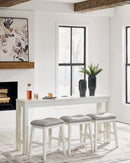 Robbinsdale Counter Height Dining Table and 3 Barstools Set - Michael's Discount Furniture