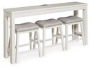 Robbinsdale Counter Height Dining Table and 3 Barstools Set - Michael's Discount Furniture