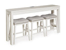 Robbinsdale Counter Height Dining Table and 3 Barstools Set - Michael's Discount Furniture