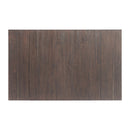Martin 3 pc Drop Leaf Dining Set (Dark Brown Top - White Base) - Michael's Discount Furniture