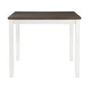 Martin 5pc Counter Set (Dark Brown Top - White Base)
