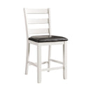 Martin 5pc Counter Set (Dark Brown Top - White Base)