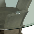 Dapper Grey Round Dining Table - Michael's Discount Furniture
