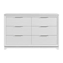 Denmark 6-Drawer Dresser in White
