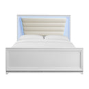 Denmark UPH Bed with Lights - Michael's Discount Furniture