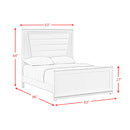 Denmark UPH Bedroom Set with Lights - Michael's Discount Furniture