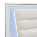 Denmark UPH Bedroom Set with Lights - Michael's Discount Furniture