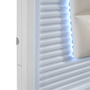 Denmark UPH Bedroom Set with Lights - Michael's Discount Furniture