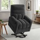Desoto Power Lift Chair in Sahara Black - Michael's Discount Furniture