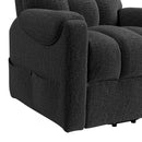 Desoto Power Lift Chair in Sahara Black - Michael's Discount Furniture