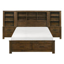 Sullivan 5pc Set Queen Wall Platform Bed - Michael's Discount Furniture
