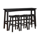 Caspian 4-Piece Pack Pub Height Set - Michael's Discount Furniture