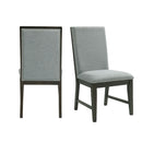 Donovan Upholstery Side Chair Dark (2 Per Pack) - Michael's Discount Furniture