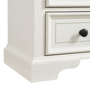 Eastwood Youth 7-Drawer Dresser in Brown and Off-White - Michael's Discount Furniture