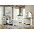 Eastwood Youth 5-Drawer Chest in Brown and Off-White - Michael's Discount Furniture