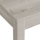 Eleanor Standard Height Dining Set in White-Rectangular Table and Four Chairs - Michael's Discount Furniture