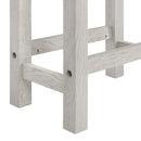 Eleanor Bar Table Single Pack (1 Tables + 3 Stools) in White - Michael's Discount Furniture