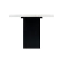 Valentino White Marble Counter Height Dining Table