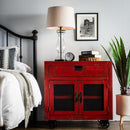 Industrial 2-Door Accent Chest - Michael's Discount Furniture