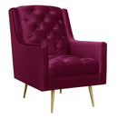 Bryan Accent Chair w/ Gold Legs - Michael's Discount Furniture